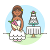 Bride Wedding 3 Illustration from UX Colors Set