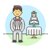 Groom Wedding 3 Illustration from UX Colors Set