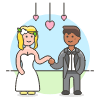 Wedding 1 Illustration from UX Colors Set