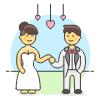 Wedding 2 Illustration from UX Colors Set