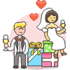 Wedding Celebration 2 Illustration from UX Colors Set