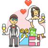 Wedding Celebration 5 Illustration from UX Colors Set