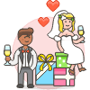 Wedding Celebration 7 Illustration from UX Colors Set