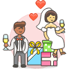 Wedding Celebration 8 Illustration from UX Colors Set
