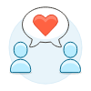 Matching Interest Illustration from UX Colors Set