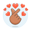 Miniheart Hand 3 Illustration from UX Colors Set