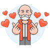 Online Dating 2 2 Illustration from UX Colors Set