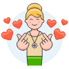 Online Dating 2 5 Illustration from UX Colors Set
