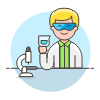 Scientist 1 5 Illustration from UX Colors Set