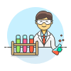 Scientist 4 2 Illustration from UX Colors Set