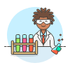 Scientist 4 3 Illustration from UX Colors Set