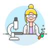 Scientist 4 4 Illustration from UX Colors Set