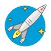 Rocket 6 illustration - Free transparent PNG, SVG. No sign up needed.