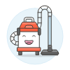 Happy Vacuum Cleaner illustration - Free transparent PNG, SVG. No sign up needed.