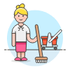 Janitor 1 Illustration from UX Colors Set