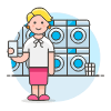 Laundry 1 illustration - Free transparent PNG, SVG. No sign up needed.