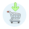 Shopping Cart Add 1 Illustration from UX Colors Set