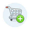 Shopping Cart Add 2 Illustration from UX Colors Set