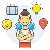 Product Search 1 Illustration from UX Colors Set