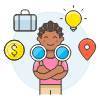 Product Search 3 Illustration from UX Colors Set