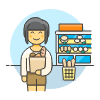Bakery Shopping 1 1 illustration - Free transparent PNG, SVG. No sign up needed.