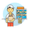 Bakery Shopping 1 4 illustration - Free transparent PNG, SVG. No sign up needed.