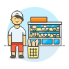 Bakery Shopping 2 4 illustration - Free transparent PNG, SVG. No sign up needed.