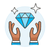 Diamon Hands 2 Illustration from UX Colors Set