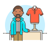 Garment Shopping 1 5 Illustration from UX Colors Set