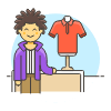 Garment Shopping 1 6 Illustration from UX Colors Set