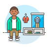 Garment Shopping 2 5 Illustration from UX Colors Set