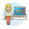 Jewelry Shopping 1 2 Illustration from UX Colors Set