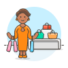 Purse Shopping 2 Illustration from UX Colors Set