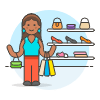 Shopping Female Section 2 illustration - Free transparent PNG, SVG. No sign up needed.