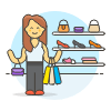 Shopping Female Section 3 illustration - Free transparent PNG, SVG. No sign up needed.