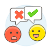 Emoji Discuss Illustration from UX Colors Set