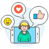 Voicechat 1 Illustration from UX Colors Set