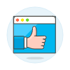 Browser Like 1 Illustration from UX Colors Set