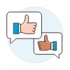 Discuss Like 3 Illustration from UX Colors Set