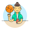 Basketball Streetball 5 illustration - Free transparent PNG, SVG. No sign up needed.