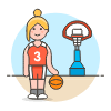 Sports Basketball 16 Illustration from UX Colors Set