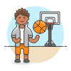 Sports Basketball 3 illustration - Free transparent PNG, SVG. No sign up needed.