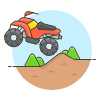 Atv Off Road Illustration from UX Colors Set