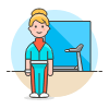 Outfit Gym 1 Illustration from UX Colors Set