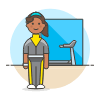 Outfit Gym 2 Illustration from UX Colors Set