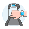 Timer Fitness 1 Illustration from UX Colors Set