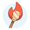 Olympic Torch 1 Illustration from UX Colors Set