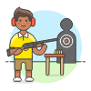 Sports Shooting 2 Illustration from UX Colors Set