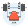 Barbell Illustration from UX Colors Set