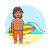 Surfing 13 illustration - Free transparent PNG, SVG. No sign up needed.